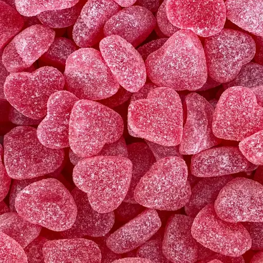 Cœurs framboise