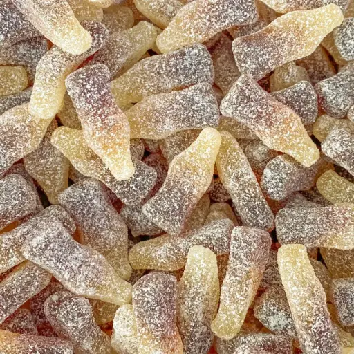 Bouteilles cola citriques